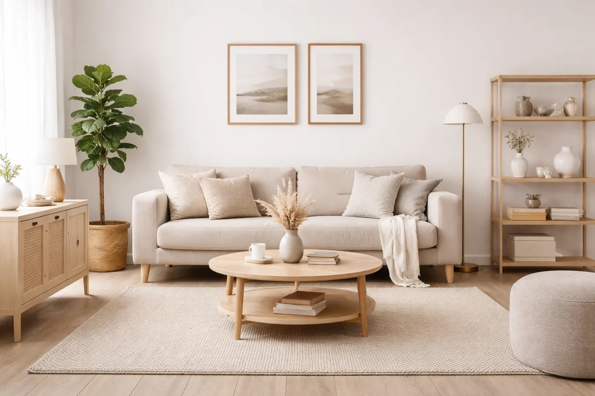 Where to find affordable furniture for a simple living room