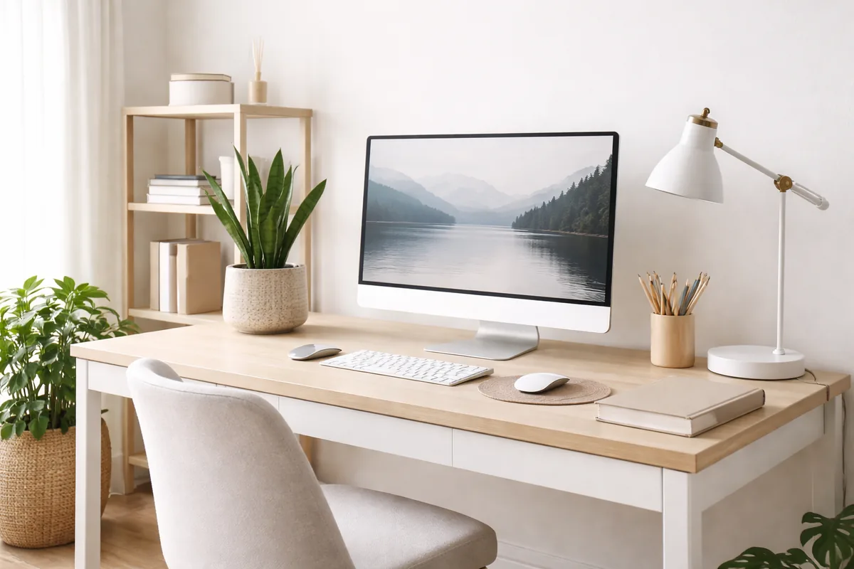 How to declutter and simplify your home office setup